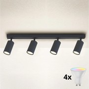 Brilagi - LED RGBW ściemnialna oprawa punktowa SELE 4xGU10/6W/230V antracyt