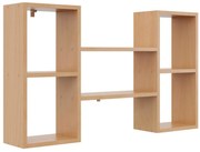 Minimalistyczna półka wisząca w kolorze buk C2-M38