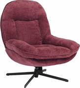 Fotel relaksacyjny MCW-P32, jagodowy