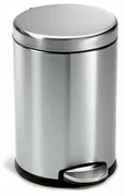 Simplehuman Kosz na śmieci okrągły pedałowy 4,5 l, stal nierdzewna