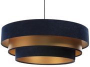 Lampa wisząca TRIO MIX granatowa/złota BPS KONCEPT