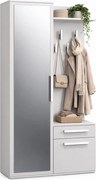Biała Garderoba Z Lustrem F0-F50