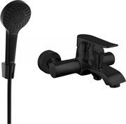 Mexen Pecos R05 bateria wannowa z zestawem prysznicowym, czarna - 7273R05-70