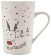 Orion Świąteczny kubek porcelanowy Renifer, 470 ml