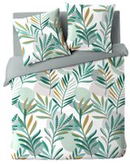 Zestaw pościeli ze wzorem liści, LOUNA,  240 x 220 cm