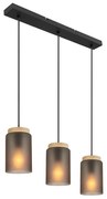 LAMPA SUFITOWA WISZĄCA APP1812-3CP Frosted Grey
