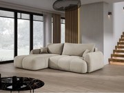 Narożnik COCO z funkcją spania, poduszkami i pojemnikiem Cloud 03 Beżowy