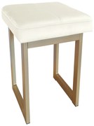 TABORET SOLID 60cm STOŁEK LOFT podstawa złota MG50