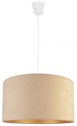 Duolla - Żyrandol na lince ROLLER 1xE27/40W/230V śr. 40 cm beżowy