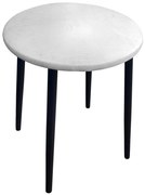 Taboret TRIX  AL12 biało-szary podstawa czarna