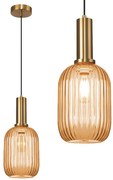 Lampa Sufitowa Wisząca Szklana APP458-1CP Pomarańczowa
