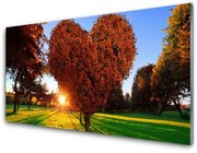 Panel Szklany Drzewo Serce Natura