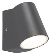 Zewnetrzna Nowoczesna lampa zewnętrzna antracytowa w komplecie z LED z czujnikiem zmierzchu - Uma Nowoczesny Oswietlenie zewnetrzne