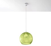 Lampa wisząca BALL zielona SOLLUX  LIGHTING