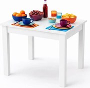 Kwadratowy Stół Biały Kuchenny E0-A96