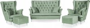Zestaw wypoczynkowy sofa + 2 fotele Family Meble