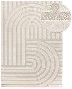 Kremowy dywan 120x170 cm Snowy – Universal