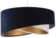 Lampa wisząca THUNDERCLOUD WHITE granatowa/złota BPS KONCEPT