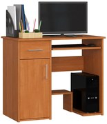 Biurko Z Szufladą I Półkami Olcha S0-B78