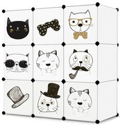 Modułowa szafa dziecięca FAYRITALE, biała