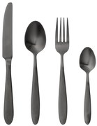 Zestaw 4 czarnych sztućców Bloomingville Cutlery Eleganza