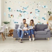 Naklejki na ścianęv- Wioski i samoloty