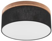 Brilagi - LED sufitowa lampa BELLADONNA 2xE27/15W/230V Ø40 cm czarny/dąb