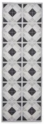 Jasnoszaro-ciemnoszary chodnik odpowiedni do prania 76x230 cm Victoria Light – Think Rugs