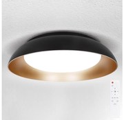 Brilagi-LED Ściemnialna oprawa LED ALVA 48 W 230 V 3000–6500 K Ø 51 cm czarna + pilot