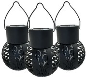 Solarne lampy zewnętrzne zestaw 3 szt. (wysokość 9 cm) – Garden Pleasure