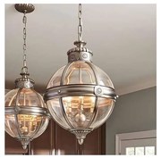 Feiss FE-ADAMS-3P-ANL - Żyrandol na łańcuchu ADAMS 3xE14/60W/230V brąz