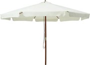 Klasyczny parasol ogrodowy piaskowa biel E3-K30