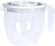Miska do miksowania z pokrywką, pojemnik z miarką, 2200 ml