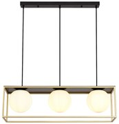 Lampa sufitowa Czarno Złota APP1164-3CP