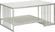 Stolik Kawowy VKH790, Srebrny, 90x45x60 cm, Kendra Home