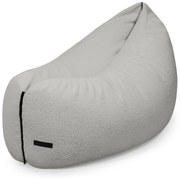 Jasnoszary dziecięcy worek do siedzenia z materiału bouclé Clip Clap 115 – SLOWDOWN