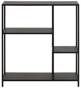 Czarny metalowy regał 80x86 cm Newcastle – Actona