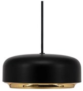 Czarna lampa wisząca LED z metalowym kloszem ø 22 cm Hazel mini – UMAGE