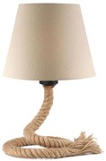 ONLI - Lampa stołowa CORDA 1xE27/22W/230V 32 cm beżowa