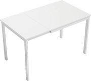 HOMCOM Rozkładany stół jadalniany 80-120 cm dla 4-6 osób, kompaktowy stół kuchenny z łatwą funkcją rozkładania, naturalny | Aosom PL