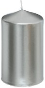 Świeca walec, błyszcząca, 12 cm