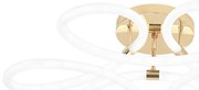 Lampa sufitowa nowoczesna LED G023-C Złota
