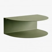 Półka Ścienna ↔︎ 40 Cm Ze Stali Taifa Intensywny Verde Olive - Sklum