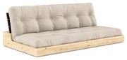 Beżowa rozkładana sofa 196 cm Base – Karup Design