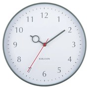 Karlsson 5992GR designerski zegar ścienny zielony,śr. 30 cm
