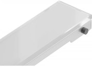 Mexen Flat MGW maskownica do odpływu liniowego 100 cm, białe szkło - 1027100