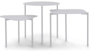 Metalowe okrągłe stoliki zestaw 3 szt. 46.5x46.5 cm Do-Re-Mi – Spinder Design