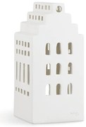 Biały ceramiczny świecznik Kähler Design Urbania Lighthouse Manor