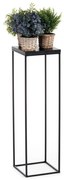Stojak na kwiaty BASICLOFT 80x24 czarny