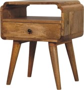 Artisan Furniture Lite drewno Szafka Nocna Newton w Odcieniu Dębowym